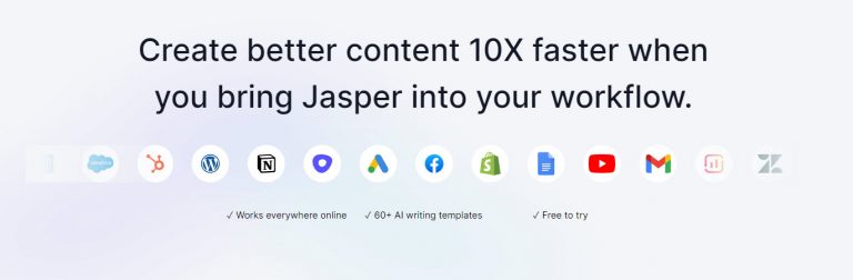 best ai artificial intelligence content generator Jasper Chrome extension